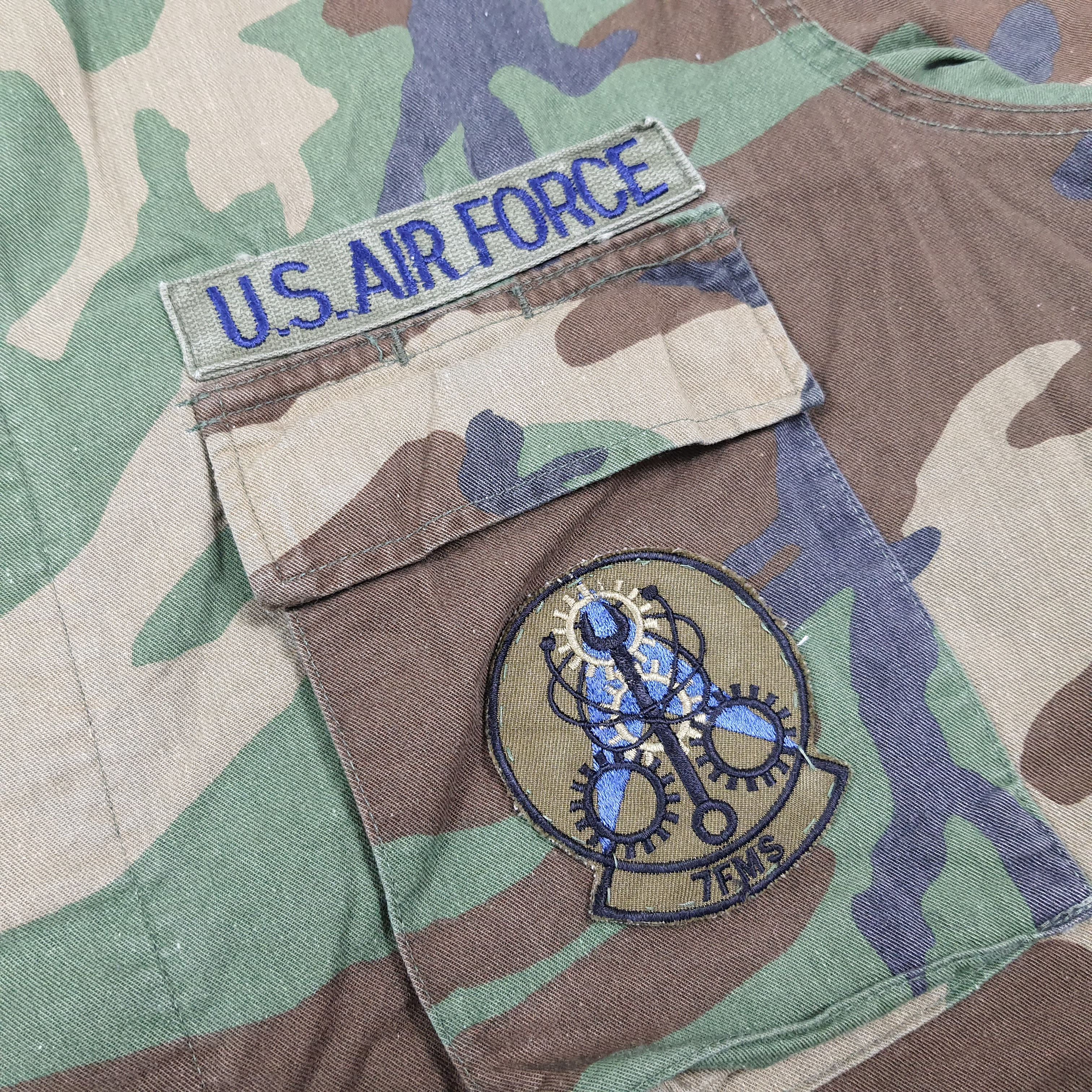 Vintage Vintage 90s USAF Strategic Air Command Camo Jacket C278N9 Size US L / EU 52-54 / 3 - 4 Thumbnail