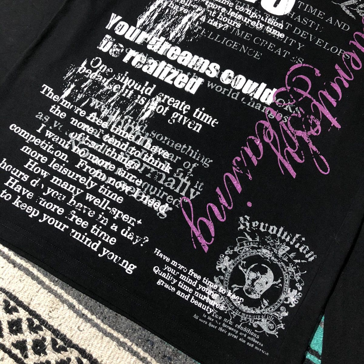 If Six Was Nine Beaumont Carr Poem Longsleeve Shirt Size US M / EU 48-50 / 2 - 5 Thumbnail