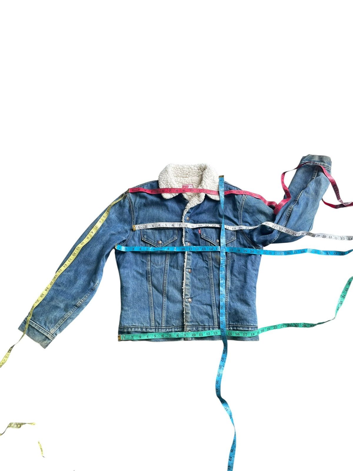 Levi's Vintage 70’s Levis 70605 Sherpa Denim Jacket Size US M / EU 48-50 / 2 - 11 Thumbnail