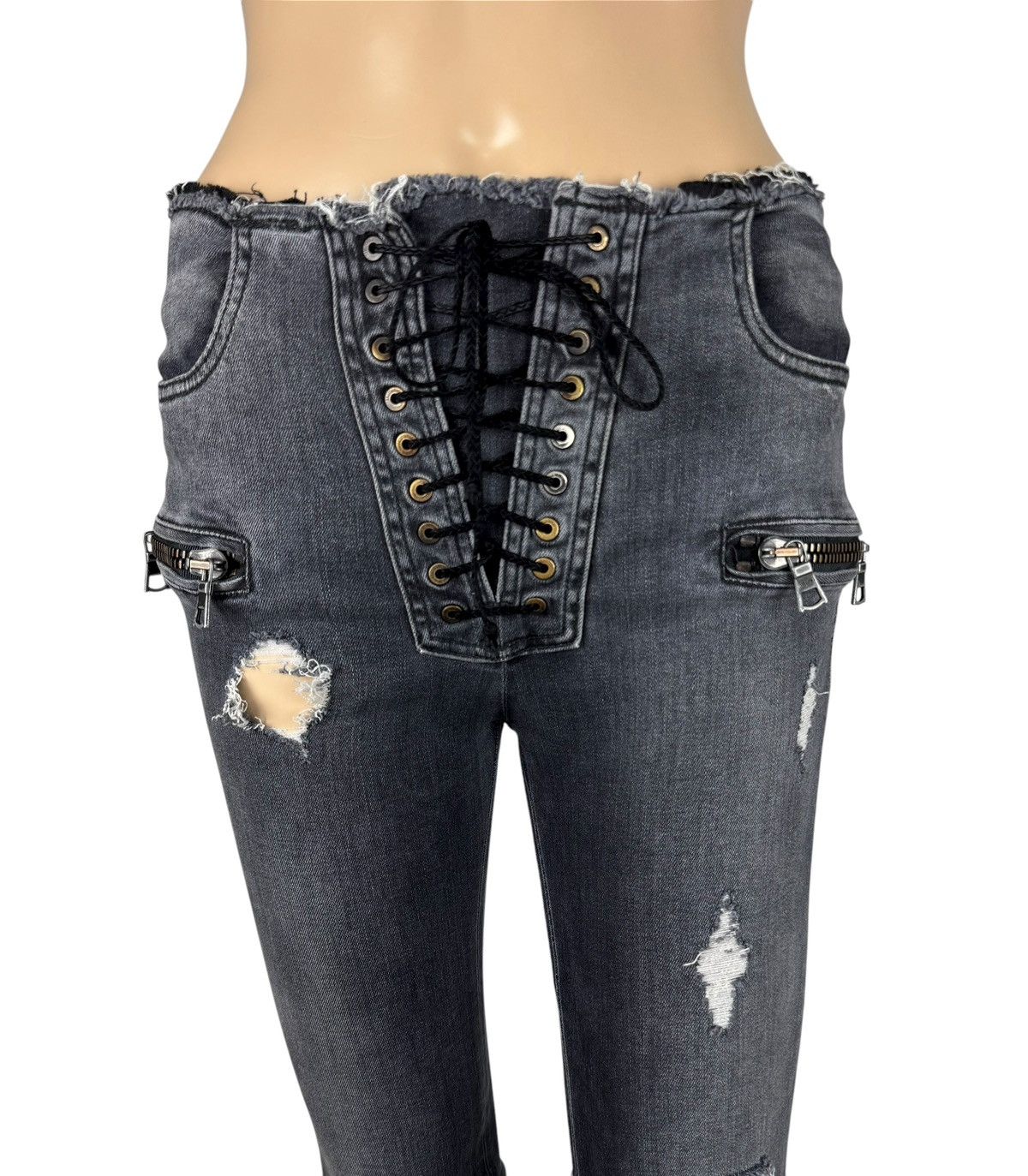 Ben Taverniti Unravel Project Unravel Project Ben Taverniti Flared Jeans Riped Size 27 Size 27" / US 4 / IT 40 - 3 Thumbnail