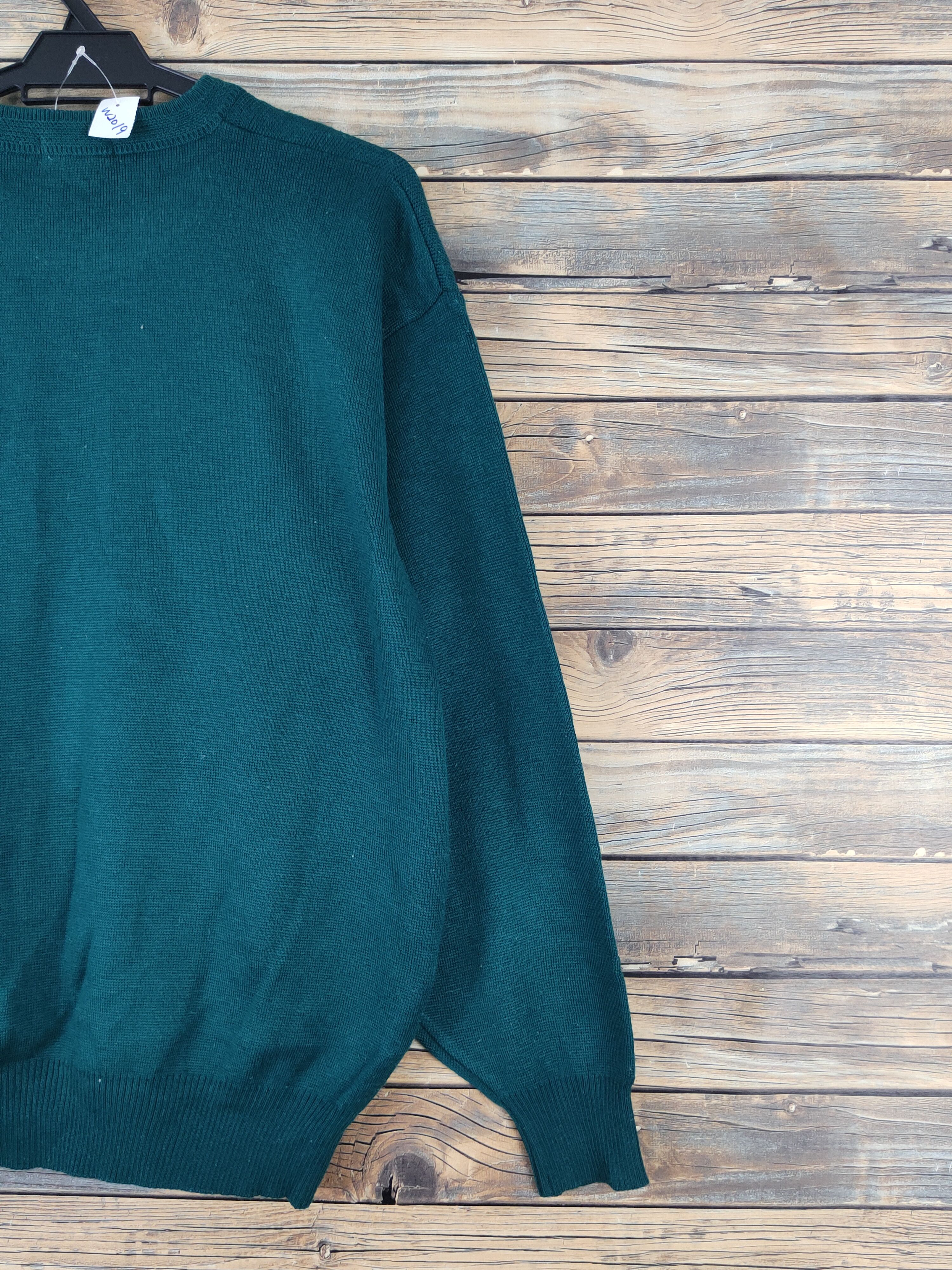 Homespun Knitwear Minsieur Greco Green Knitwear vintage Sweatshirts #W2019 Size US L / EU 52-54 / 3 - 10 Thumbnail
