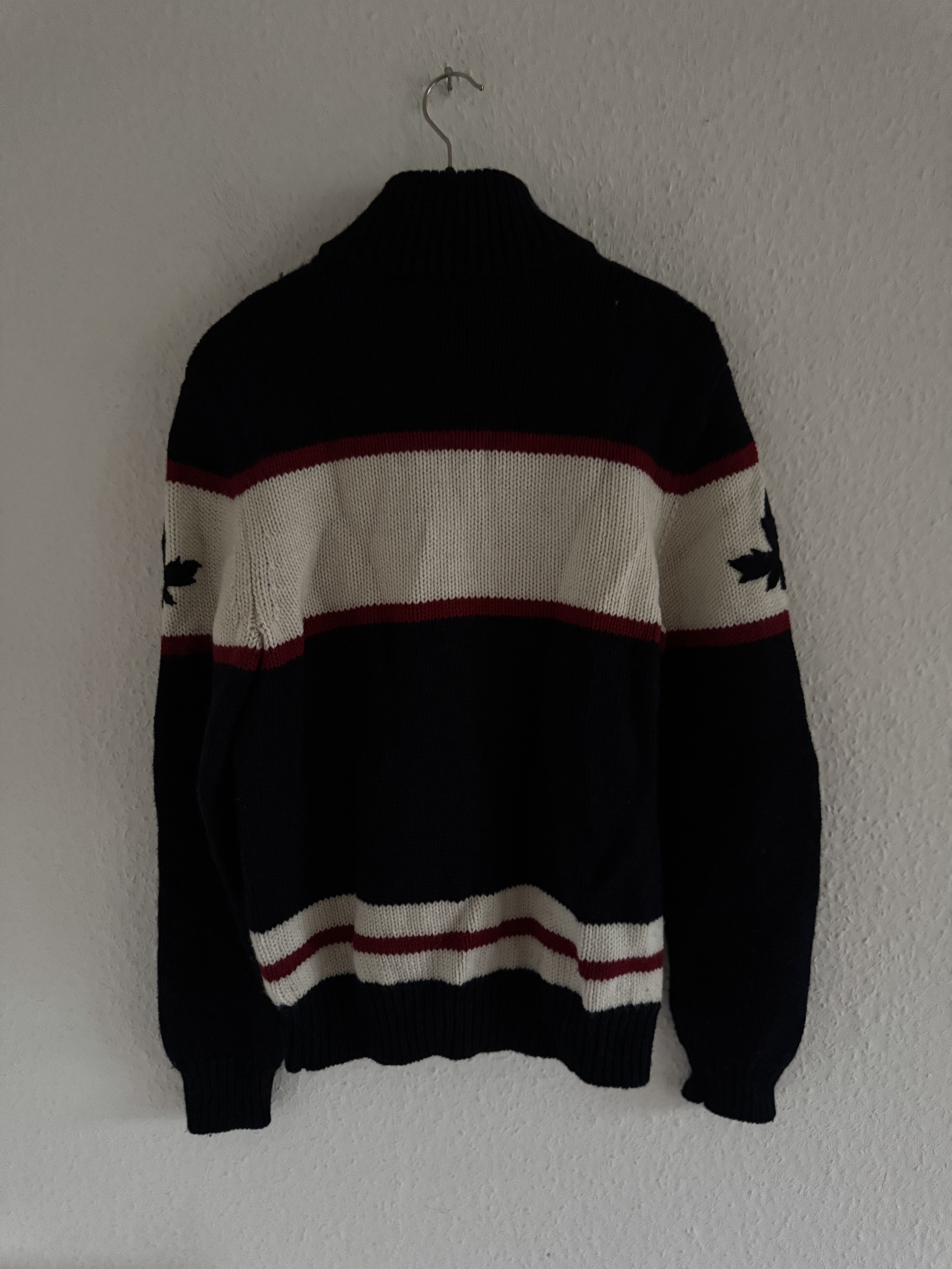 Dsquared2 FW10 Maple Leaf Knit Zip Jacket Size US L / EU 52-54 / 3 - 10 Thumbnail