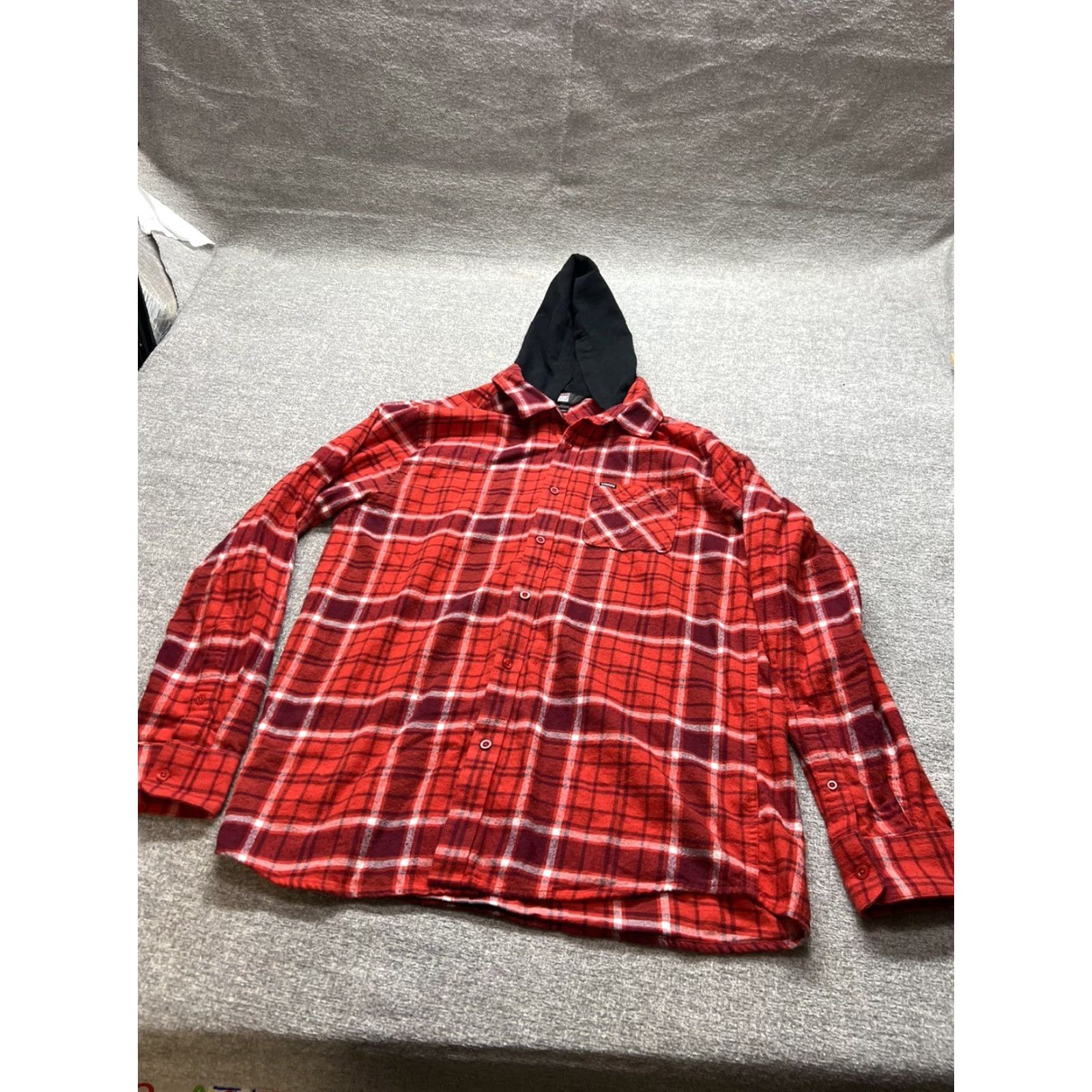 Vintage VINTAGE Vision Street Wear Button-Up Flannel Shirt Men's Large Red 80s 90s Skateboarding Casual Travel Mens Size US L / EU 52-54 / 3 - 2 Thumbnail