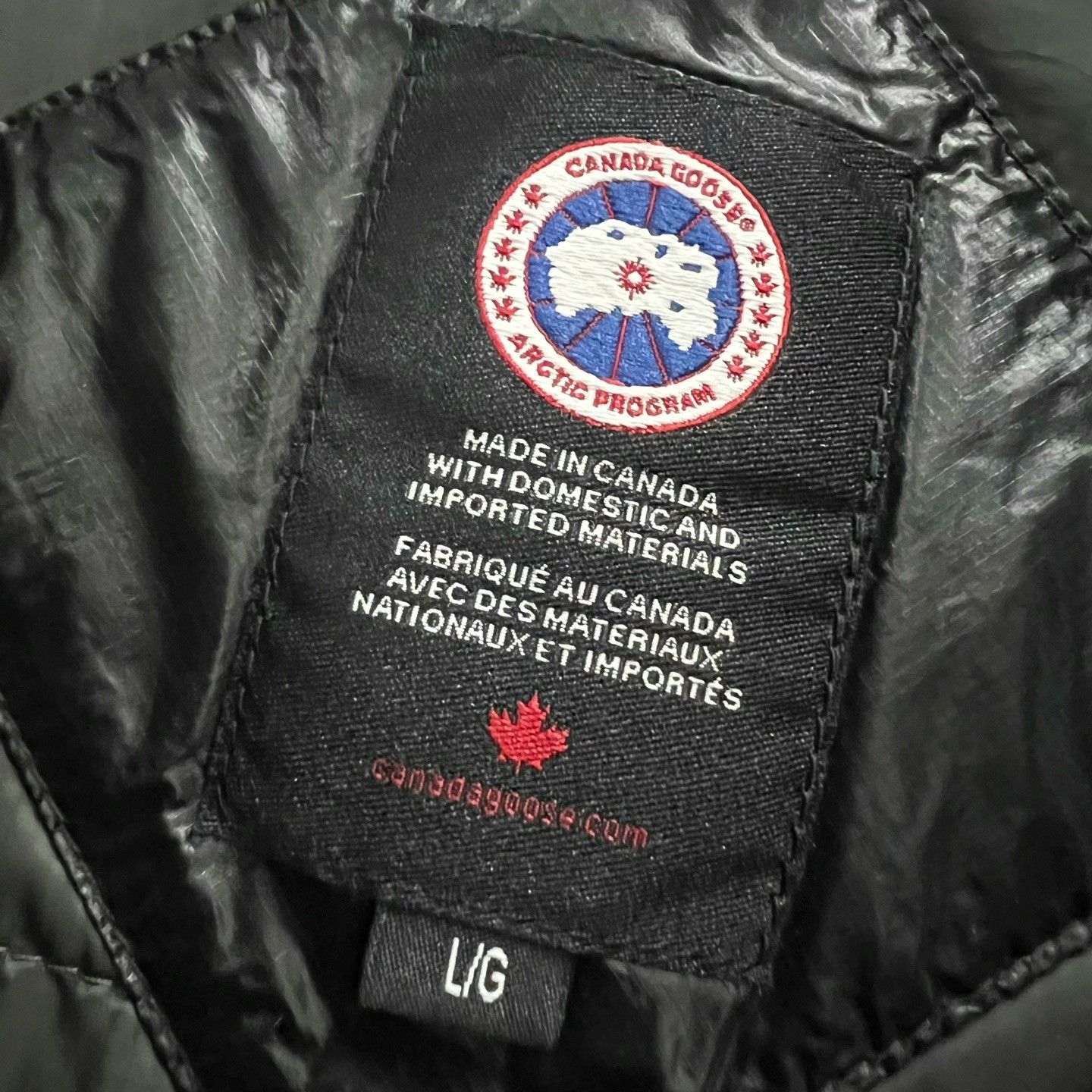 Canada Goose Canada Goose Black Shiny Down Jacket Size US L / EU 52-54 / 3 - 4 Thumbnail