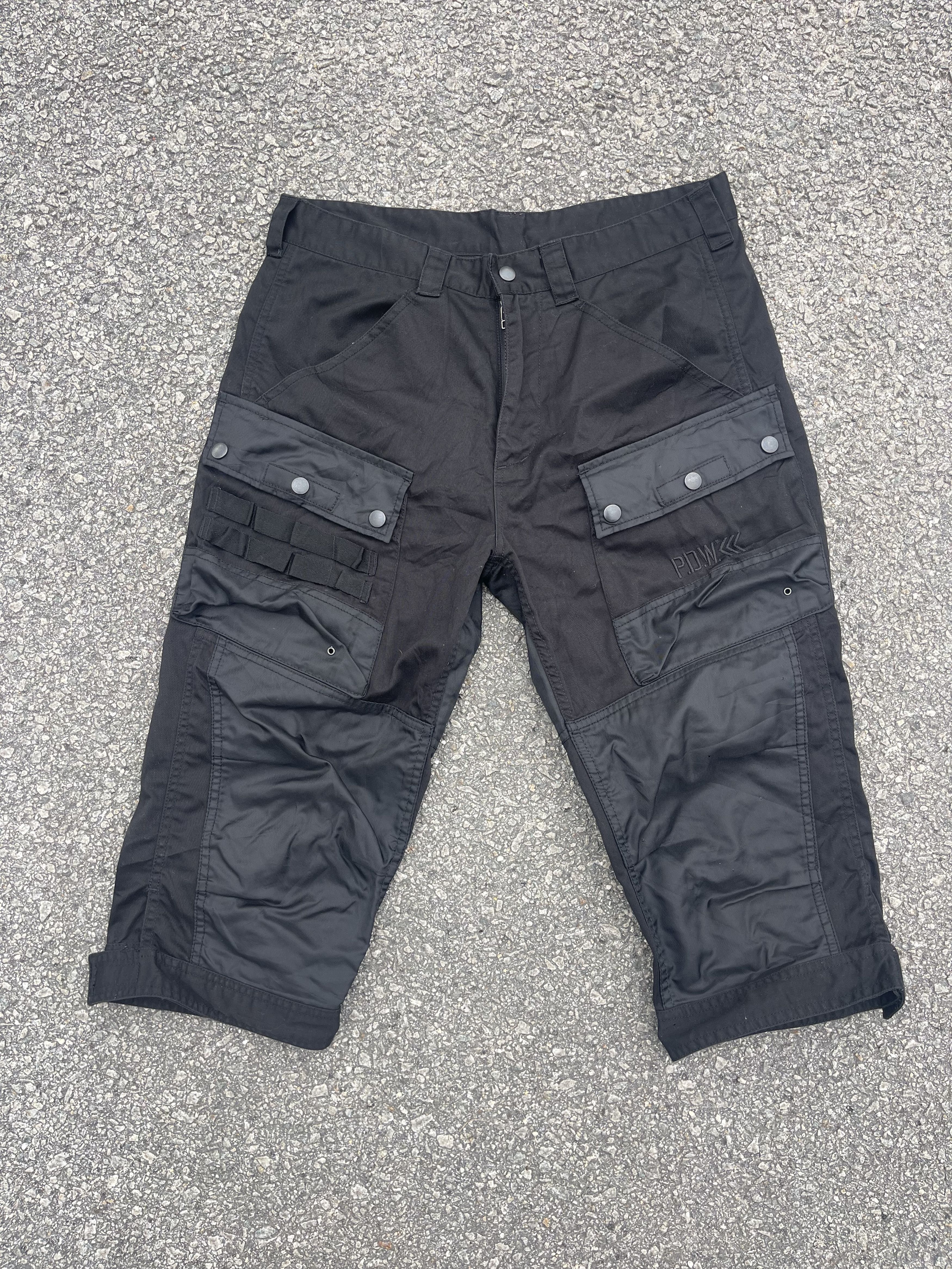 Le Grande Bleu (L.G.B.) Black Tactical Multipocket PDW Trousers Combat Size US 32 / EU 48 - 1 Thumbnail