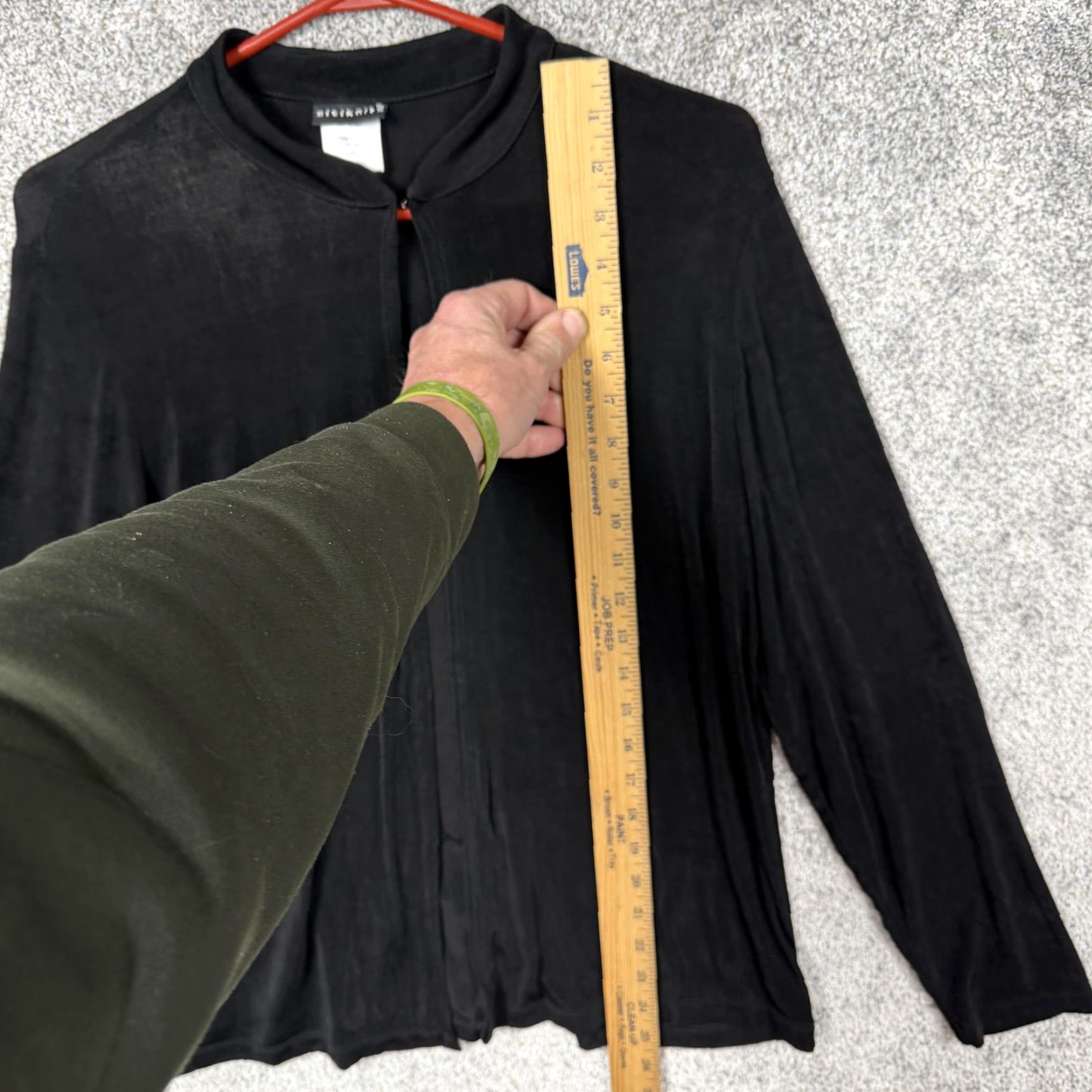 Vintage VTG Citiknits Blouse Womens Small Velour Mock Neck Long Sleeve Black USA 90s Steampunk Whimsigoth 00s Size S / US 4 / IT 40 - 2 Thumbnail