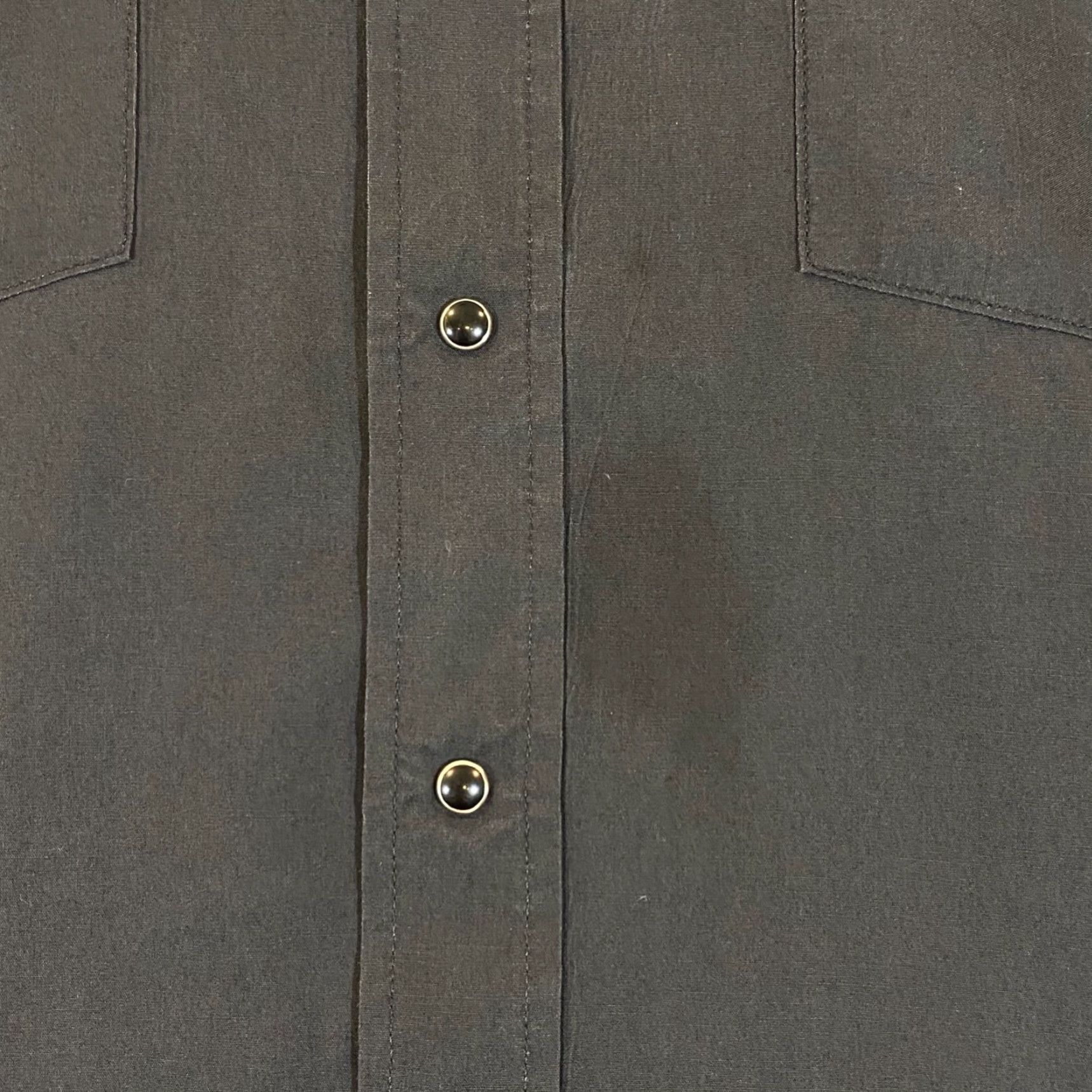 Vintage Panhandle Slim Men's Western Shirt 18 Charcoal Gray Button-Up Long Sleeve Casual Outdoor Size US XXL / EU 58 / 5 - 4 Thumbnail