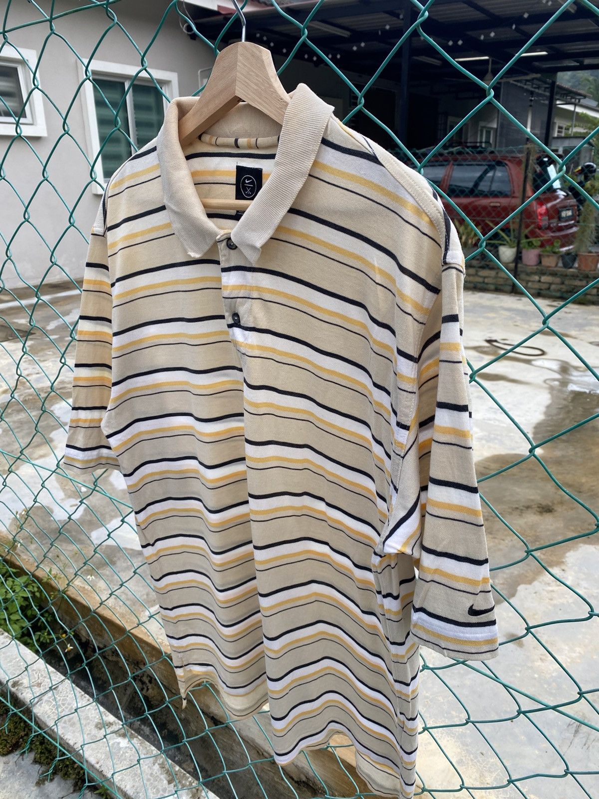 Nike Nike golf striped polo shirts Size US L / EU 52-54 / 3 - 4 Thumbnail