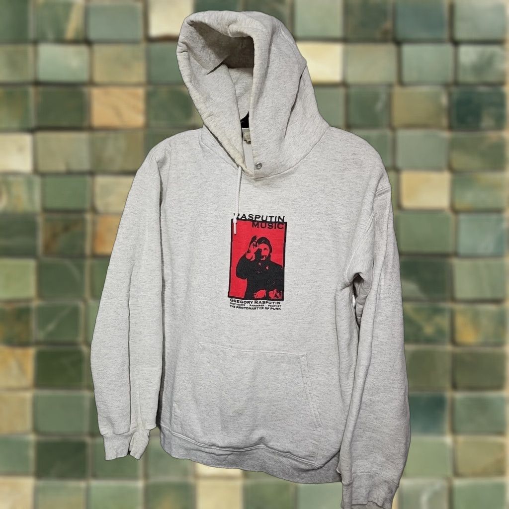 Hanes VINTAGE Rasputin Music Hoodie Adult Small Rasputin Music Record Store Bay Area Size US S / EU 44-46 / 1 - 1 Thumbnail