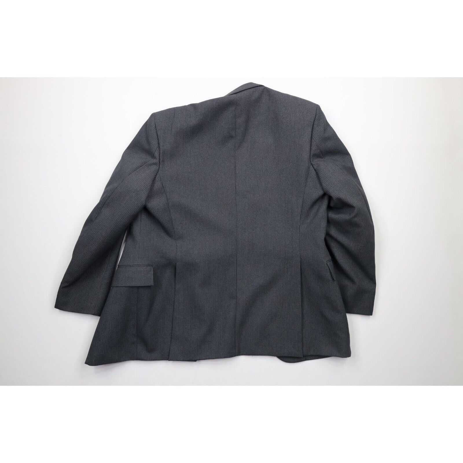 Vintage Vintage 70s Streetwear Wedding 3 Piece Pinstriped Suit Size 42R - 9 Thumbnail
