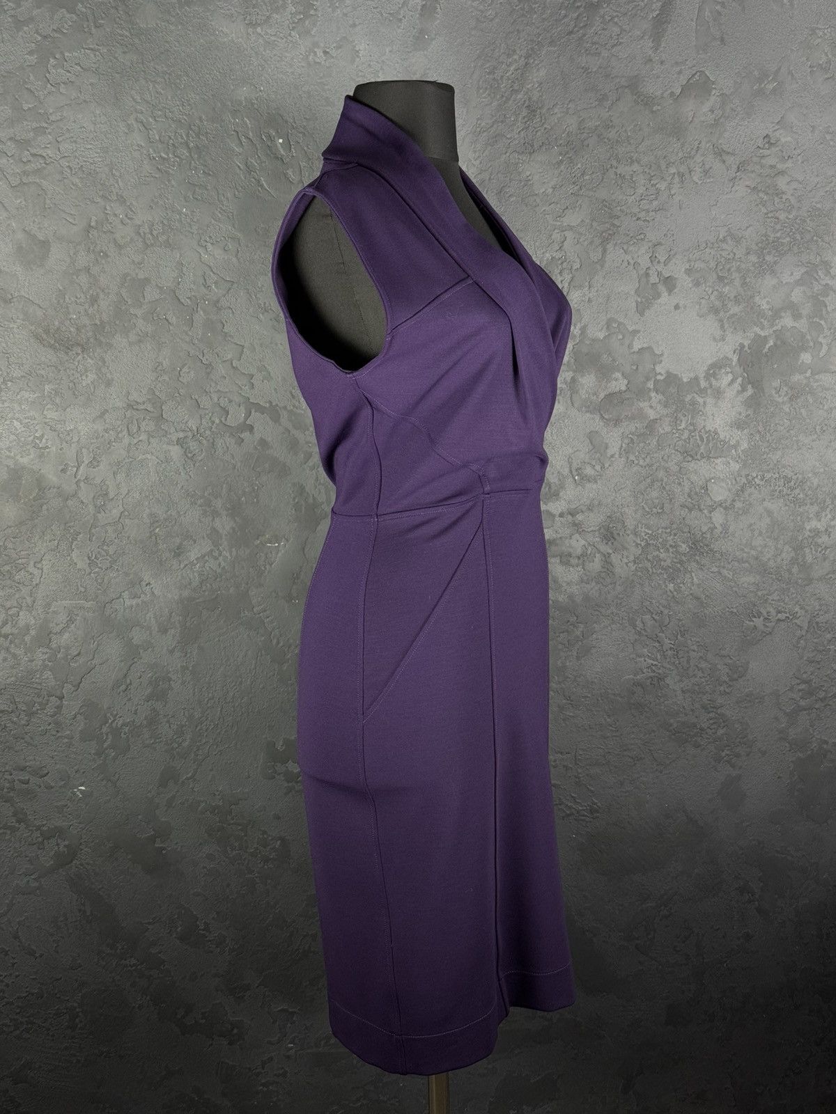Gucci Gucci Vintage Women’s Purple Sleeveless Sheath Dress Size L Size L / US 10 / IT 46 - 8 Thumbnail