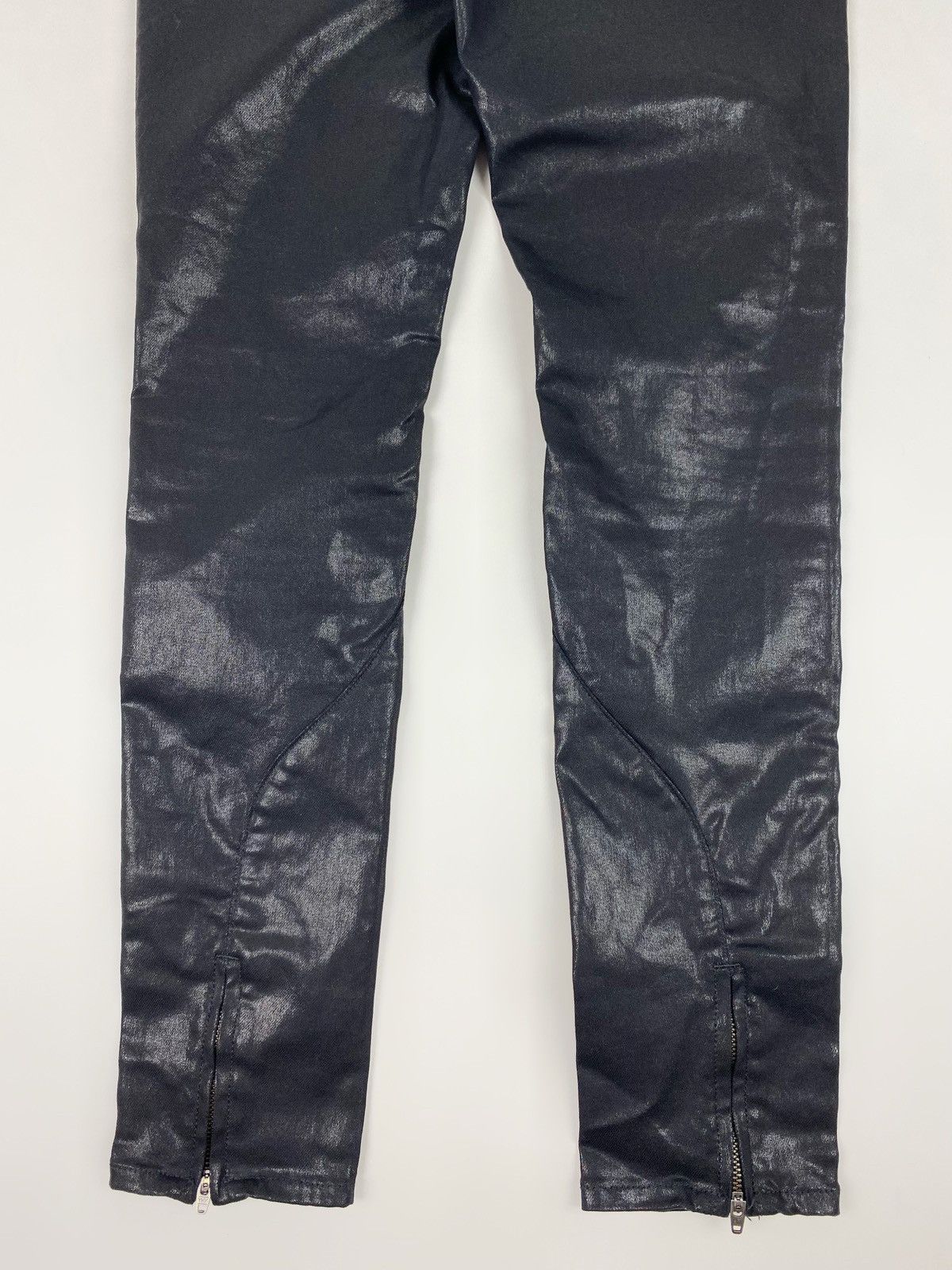 Allsaints Allsaints Petrel Brodie Slim Coated Ankle Zip Jeans 30 Size 30" / US 8 / IT 44 - 8 Thumbnail