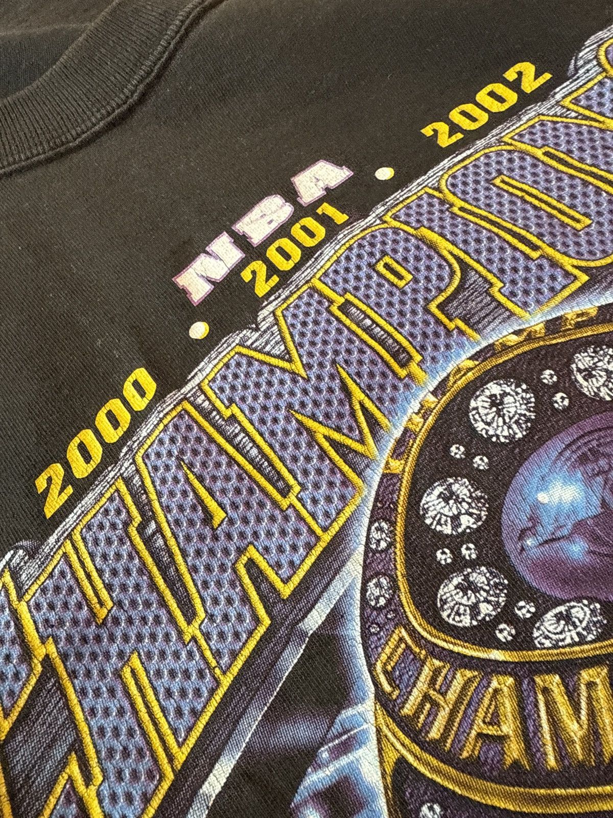 NBA × Vintage Vintage 3 peat Los Angeles Lakers tee 2002 XL Size US XL / EU 56 / 4 - 3 Thumbnail