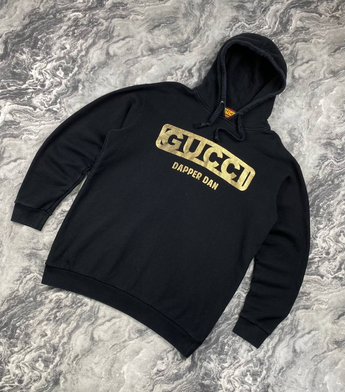 Gucci Gucci Dapper Dan Hoodie Big Logo Men Size L Black Size US L / EU 52-54 / 3 - 1 Thumbnail