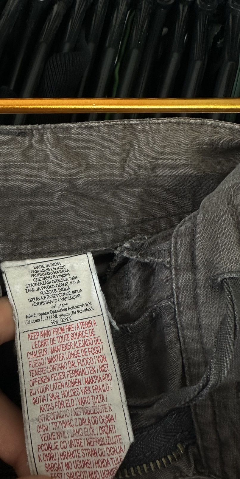Nike × Vintage Vintage Y2K Nike Faded Brown Shorts Size US 34 / EU 50 - 6 Thumbnail