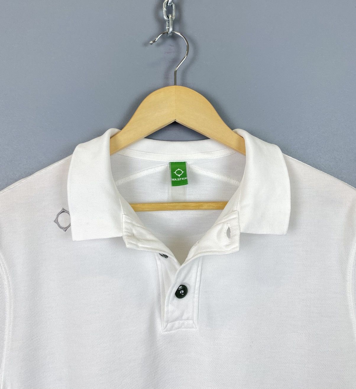 MA.STRUM Ma.Strum Polo Buttons Shirt Men’s Casuals Designer White Top Size US M / EU 48-50 / 2 - 5 Thumbnail