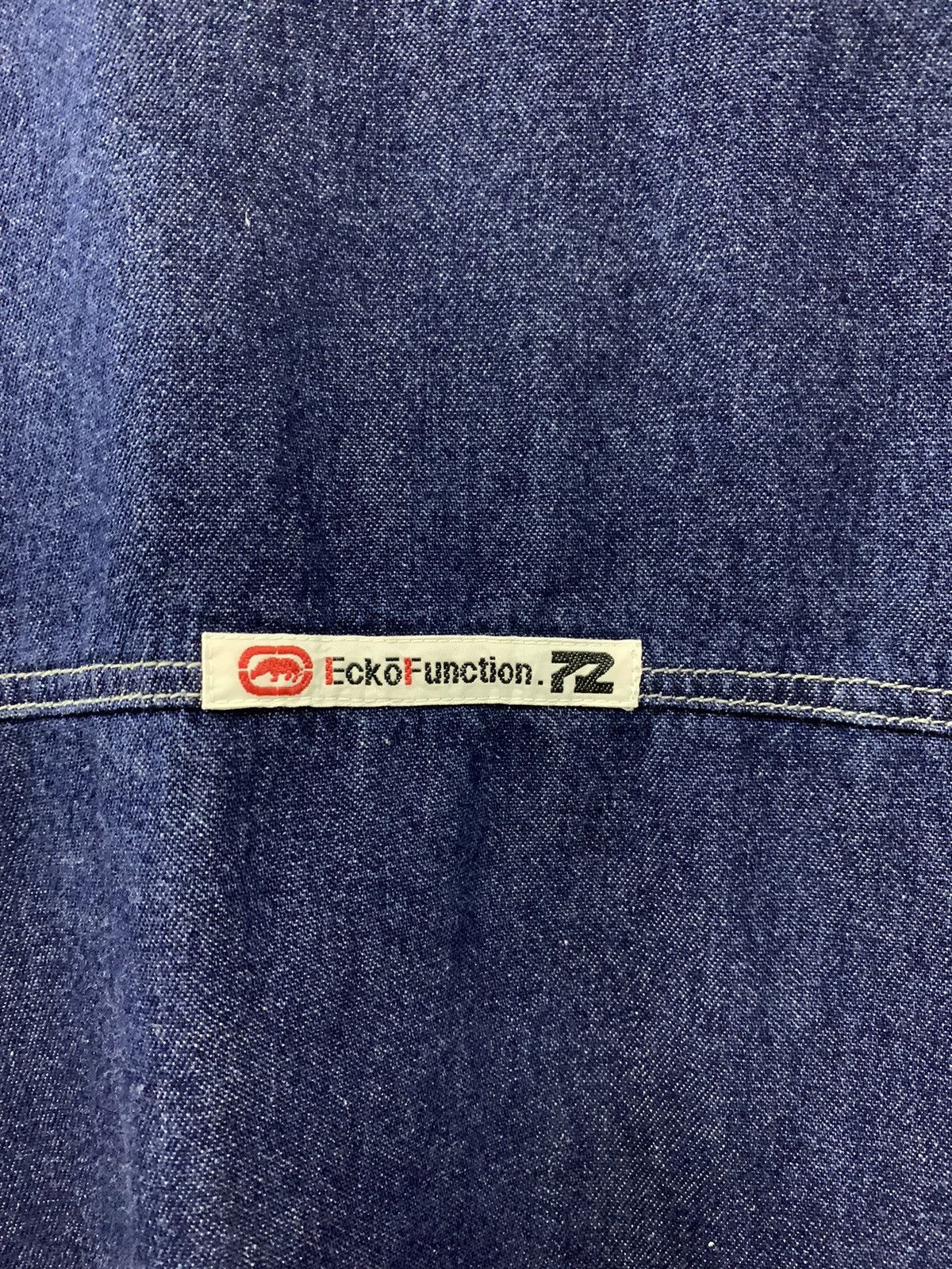 Ecko Unltd. RARE Ecko Function Denim Buttons Up Big Logo Size US XL / EU 56 / 4 - 10 Thumbnail