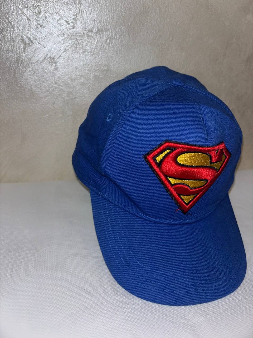 Vintage 🔥Superman Blue Baseball Cap with Warner Bros Superman Logo Size ONE SIZE - 3 Thumbnail