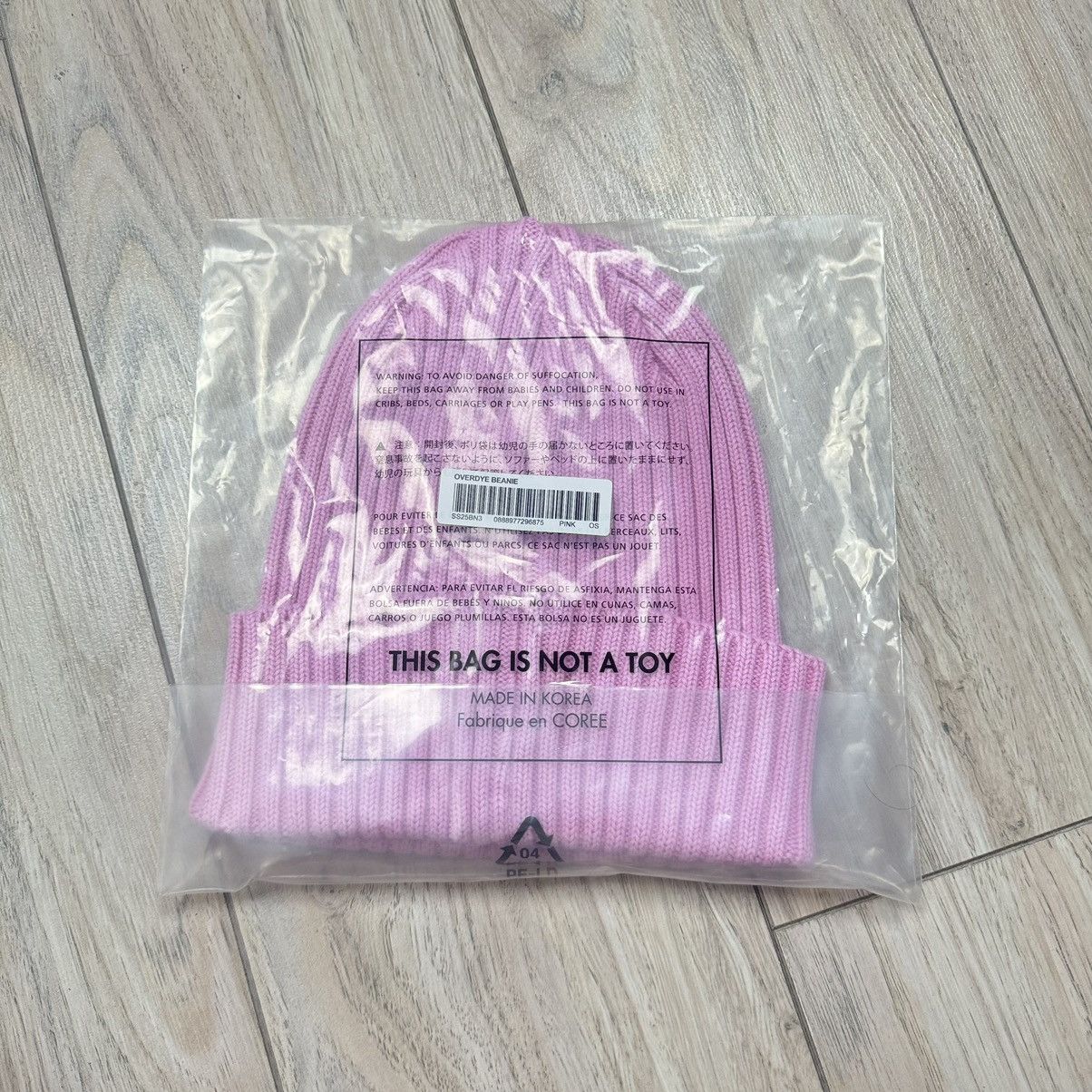 Supreme Supreme Overdyed Beanie Pink Small Box Size ONE SIZE - 3 Thumbnail