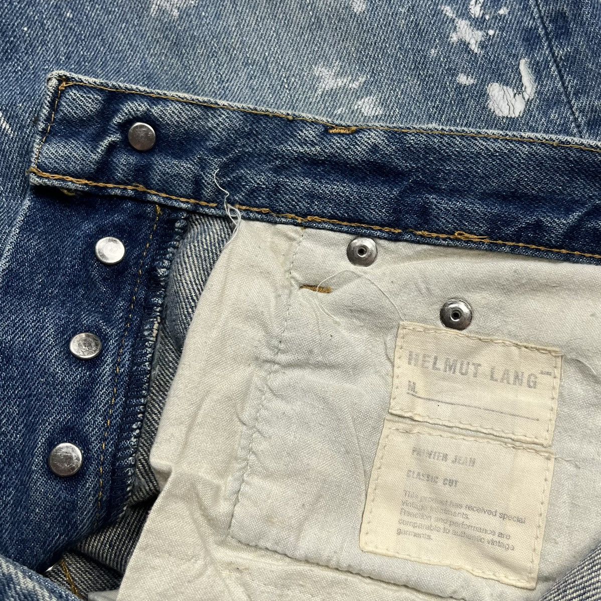 Helmut Lang SS 1998 Helmut Lang Classic Cut Painter Jeans Size US 27 - 9 Thumbnail