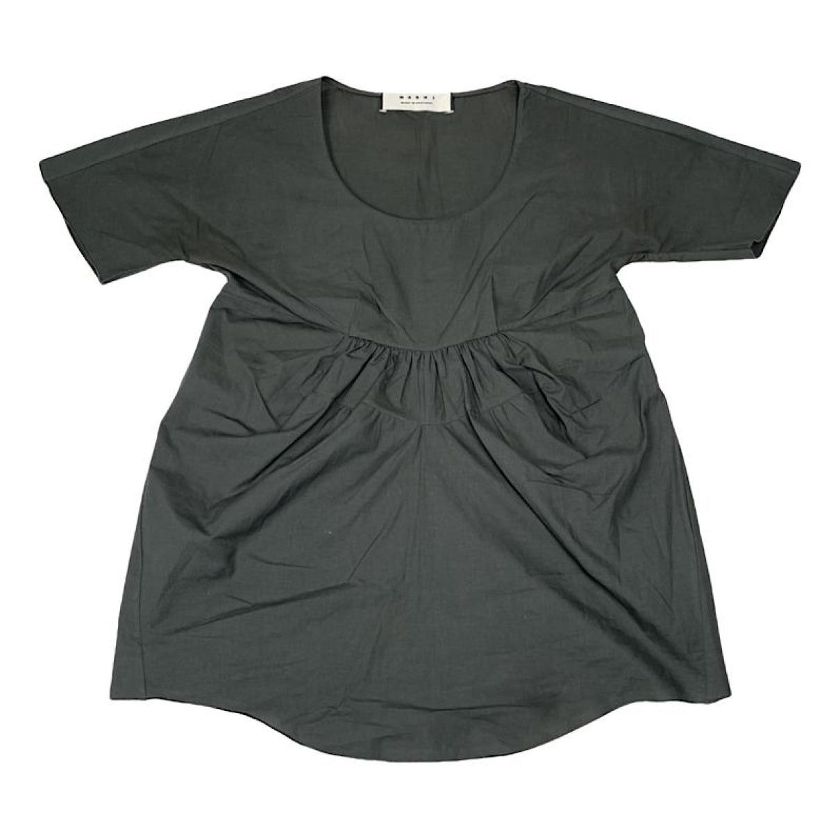 Marni Khaki Cotton Top Size L / US 10 / IT 46 - 1 Thumbnail
