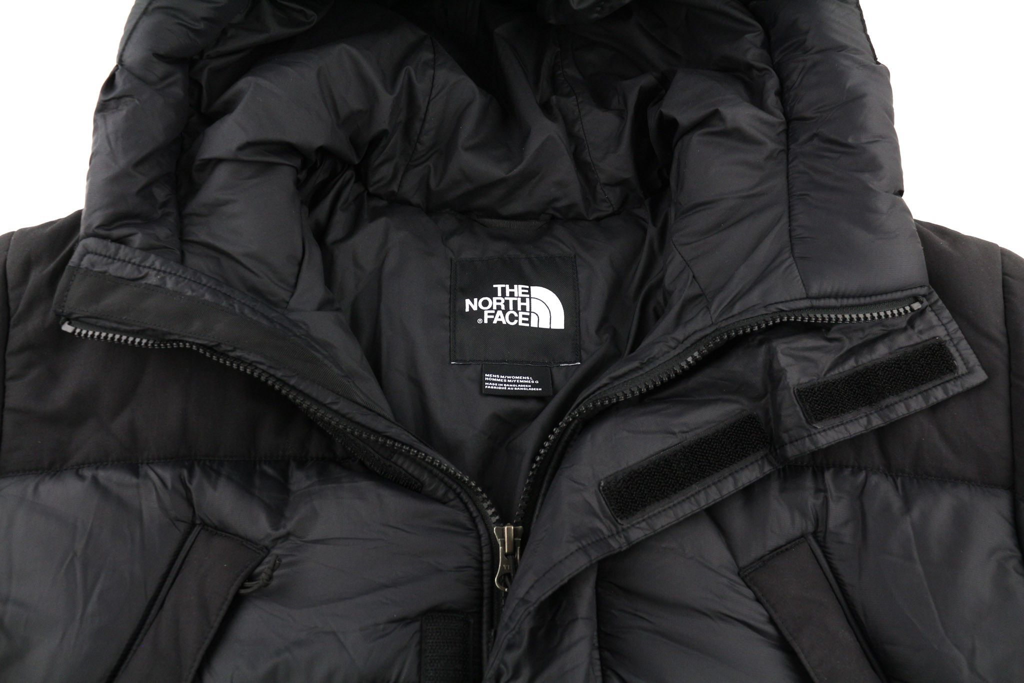 The North Face M Unisex Black Insulation Hooded Zipper Puffer Jacket 81687 Size US M / EU 48-50 / 2 - 5 Thumbnail
