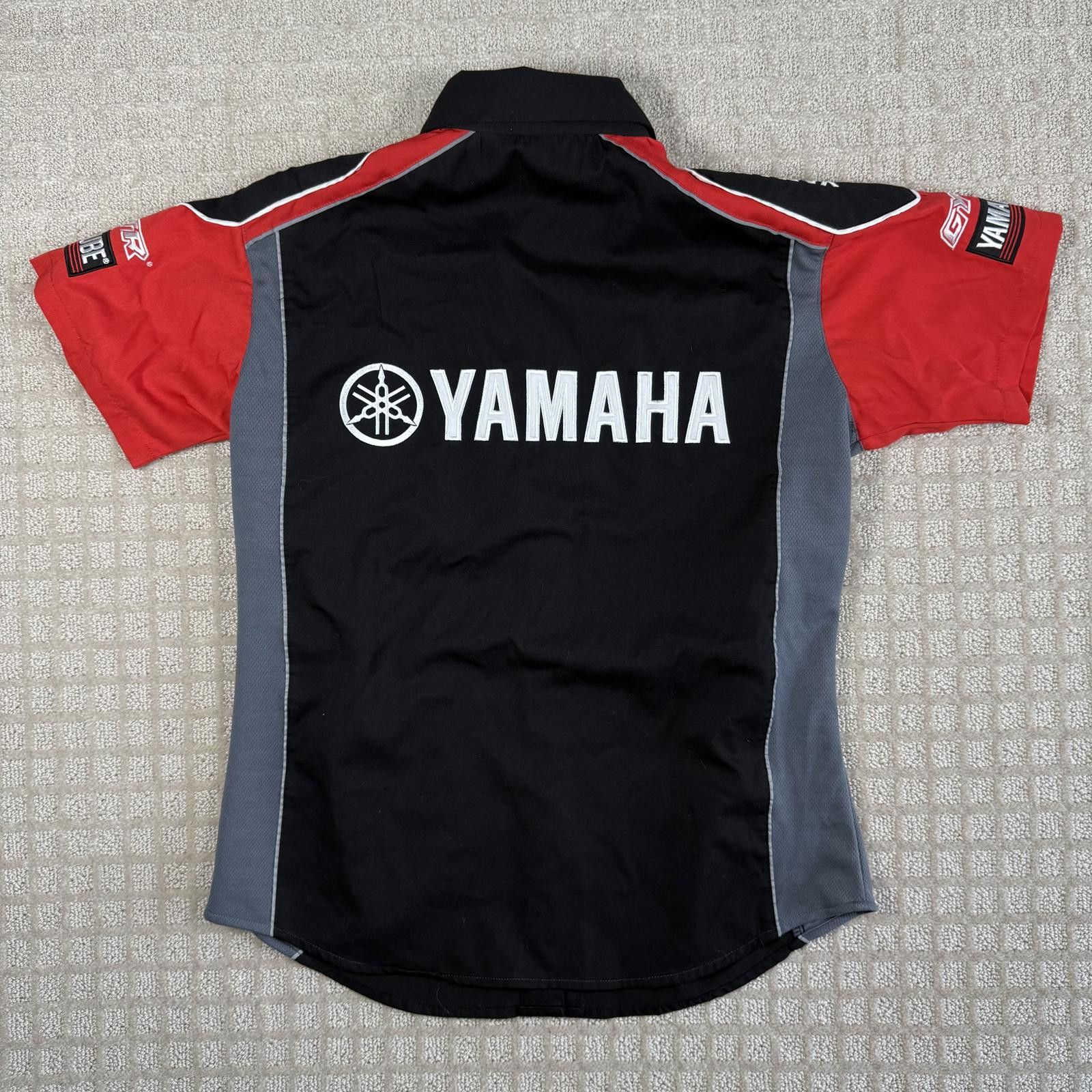Yamaha Yamaha Racing Button Up Shirt Womens Medium Black Red Size M / US 6-8 / IT 42-44 - 6 Thumbnail