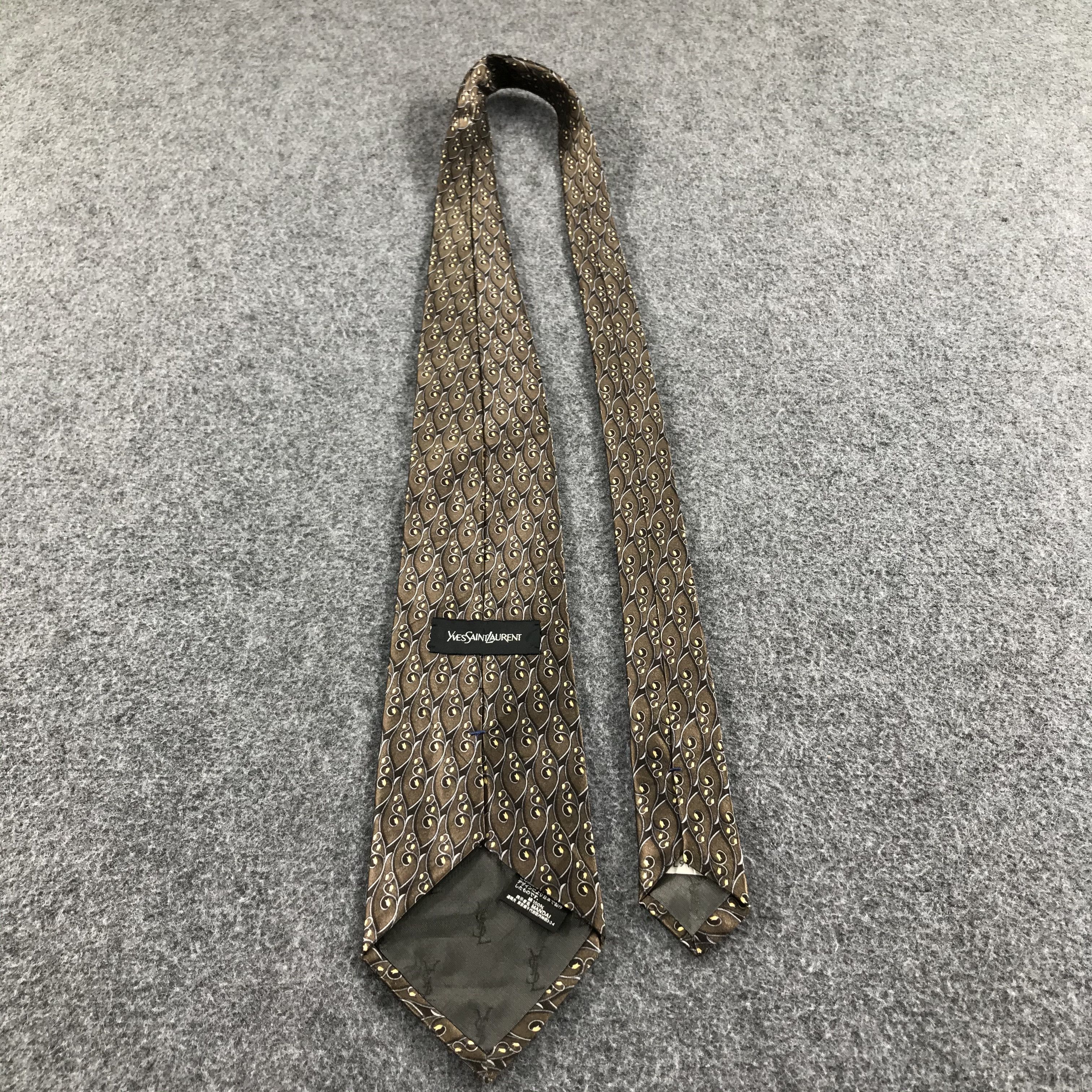 Vintage × Yves Saint Laurent Vintage Yves Saint Laurent Silk Neck Ties T16 Size ONE SIZE - 2 Thumbnail