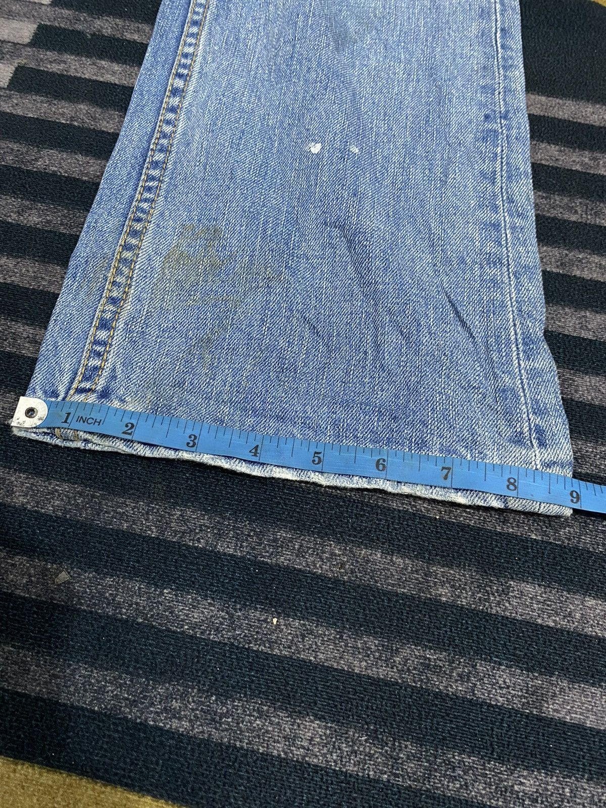 Hysteric Glamour BACK NUMBER DISTRESSED FLARE BOOT CUT DENIM PANTS Size US 32 / EU 48 - 17 Thumbnail