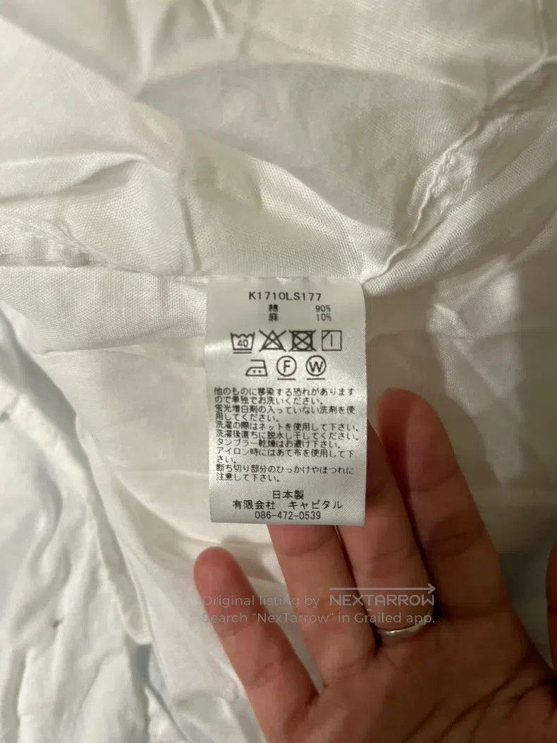 Kapital Kapital White shirts Size US S / EU 44-46 / 1 - 5 Thumbnail