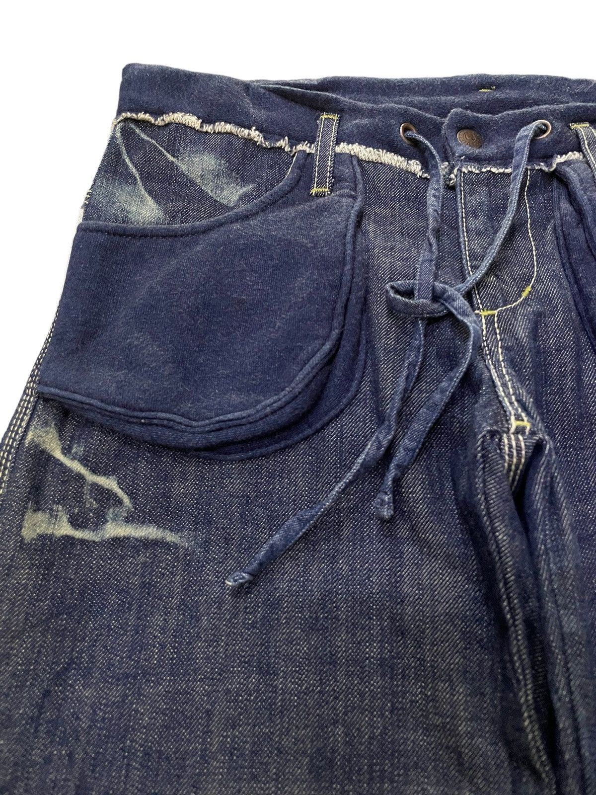 If Six Was Nine × Le Grande Bleu (L.G.B.) G.O.A Japan Style Indigo Wash Flared Wide Leg Jeans Size US 31 - 10 Thumbnail