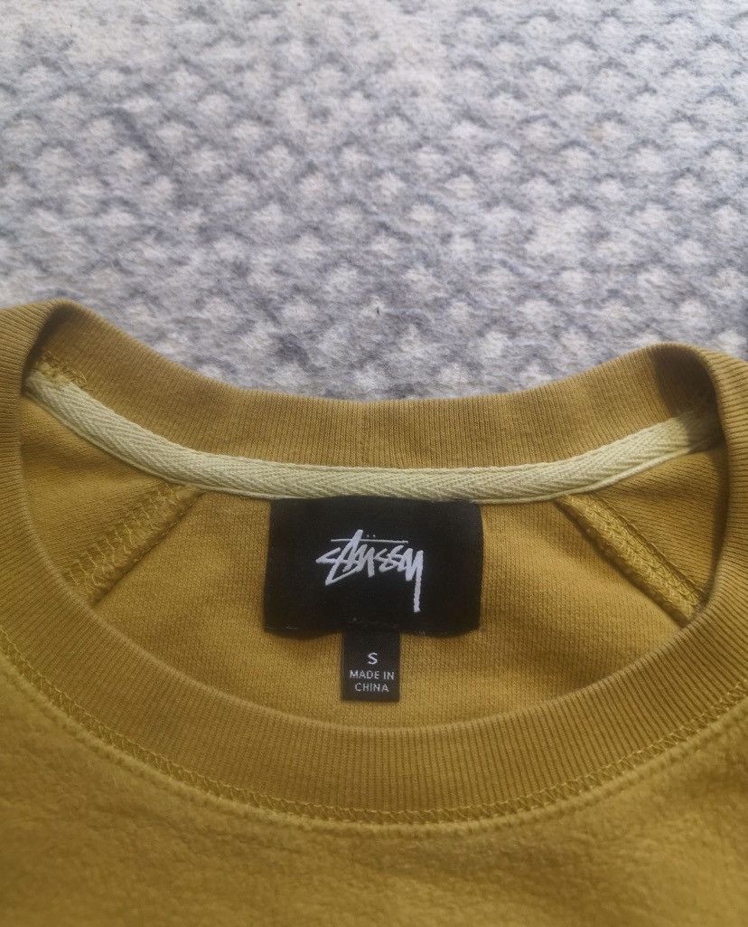 Stussy Stussy Vintage Minimal Logo Beige Sweatshirt Y2k Size US S / EU 44-46 / 1 - 3 Thumbnail