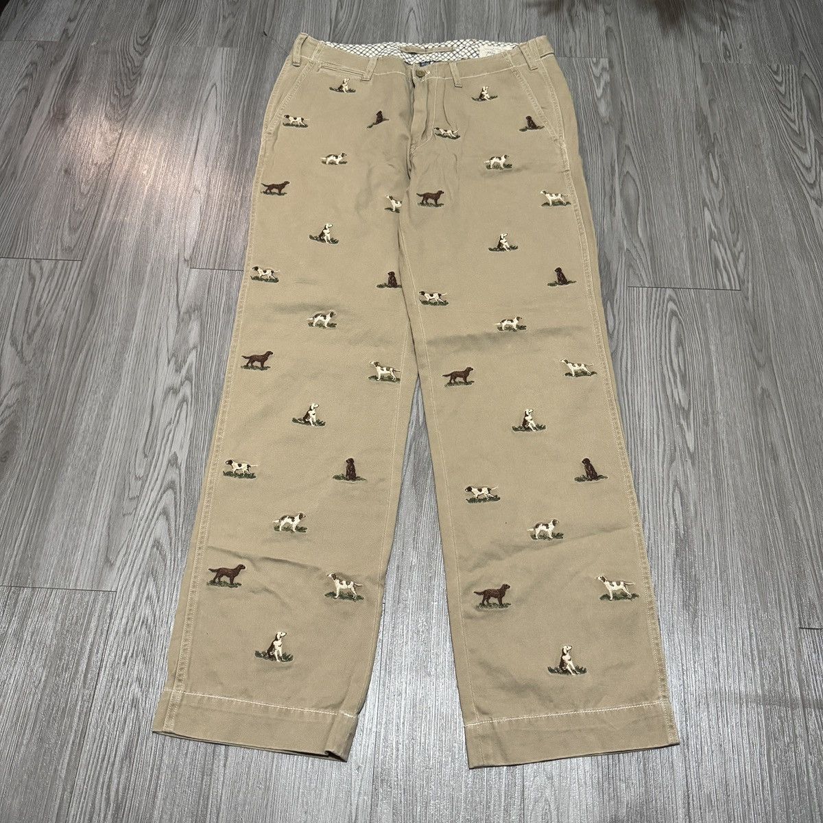 Polo Ralph Lauren Dogs Embroidery Pants