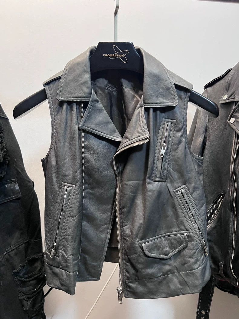 Rick Owens Rick Owens Sleeveless Leather Vest Jacket - dmc Size US M / EU 48-50 / 2 - 1 Thumbnail