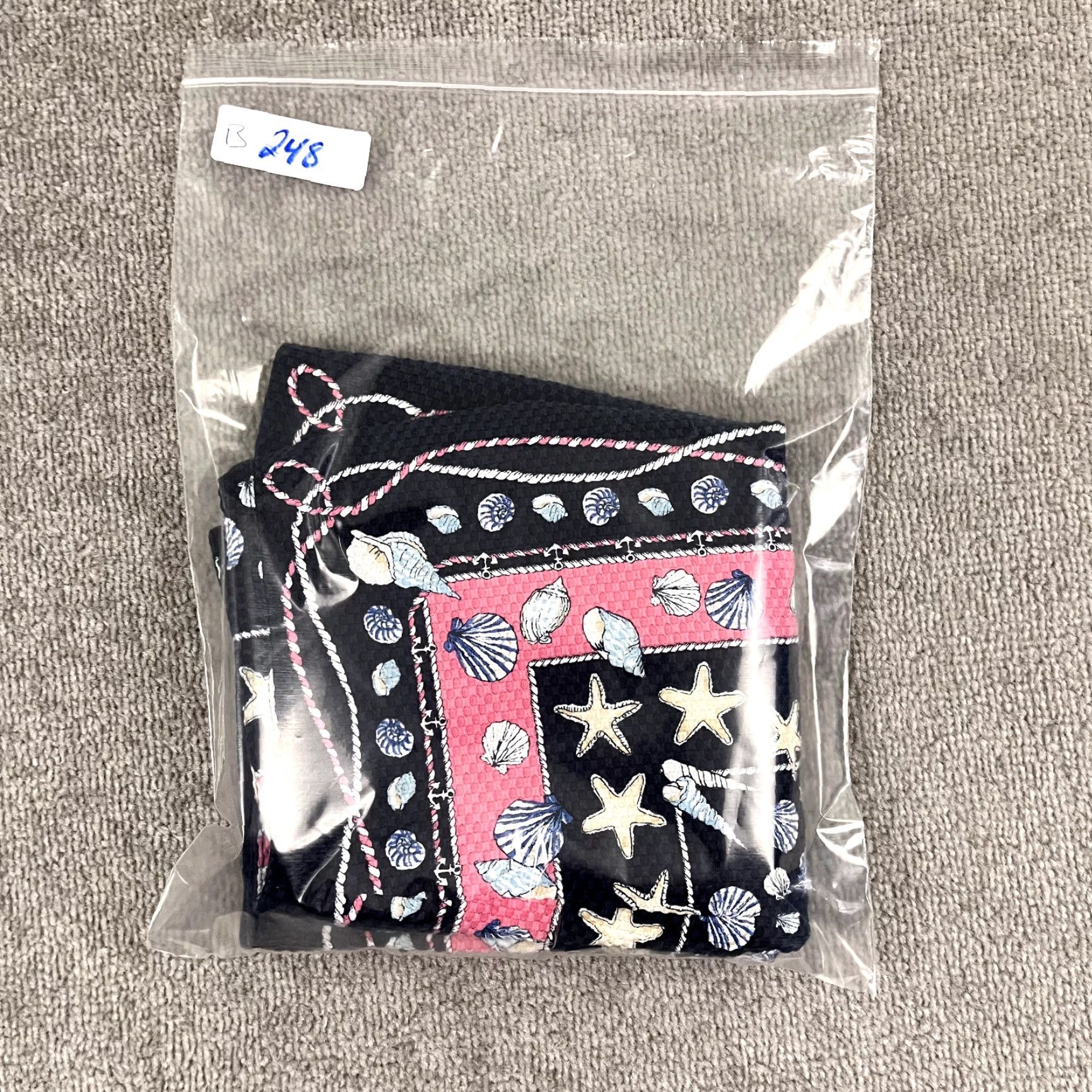 Talbots TALBOTS Skirt Womens Size 2 Blue White Shells Starfish Beach Coastal Preppy 18" Midi Multicolor Geometric Lined Zip Size 26" / US 2 / IT 38 - 8 Thumbnail