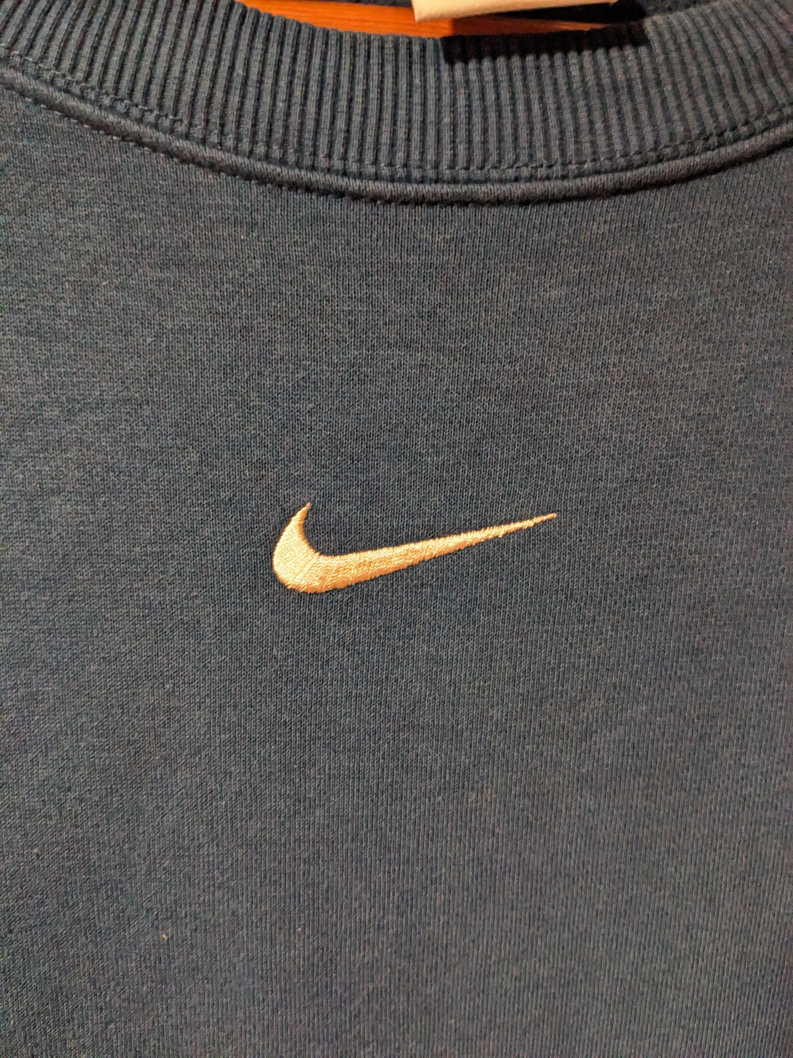 Nike Nike Center Swoosh Blue Medium Sweatshirt Size US M / EU 48-50 / 2 - 2 Thumbnail