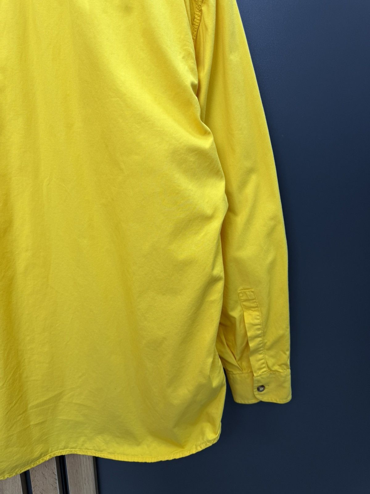 Levi's Vintage Clothing Vintage Levis Yellow Zip Up Jacket Shirt Mens Size L Size US L / EU 52-54 / 3 - 15 Thumbnail
