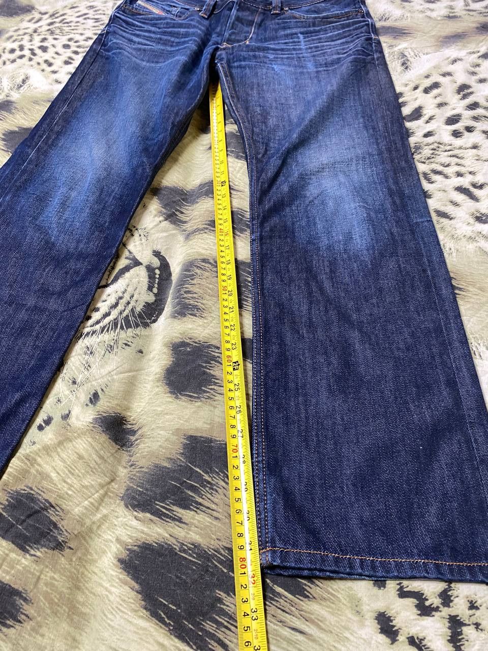 Diesel DIESEL🔥THRASHED DISTRESSED DENIM SWEATPANTS Size US 34 / EU 50 - 16 Thumbnail