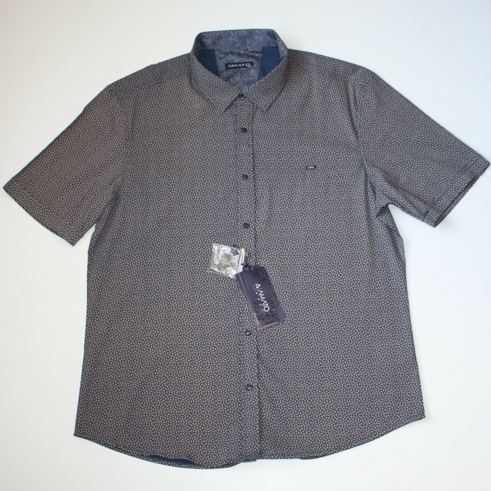 Other Amato Wear Slim Fit Men's Casual Shirt Top Size US S / EU 44-46 / 1 - 1 Thumbnail