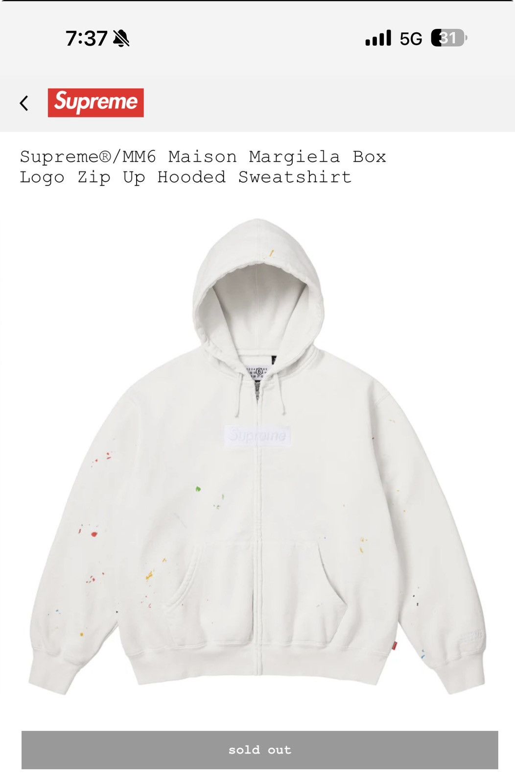 Maison Margiela × Supreme Supreme X MM6 Size US L / EU 52-54 / 3 - 1 Preview