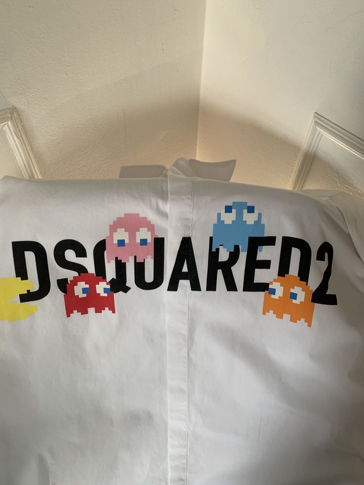 Dsquared2 DSquared2 Pac-Man Cotton Shirt. Size 54 Size US L / EU 52-54 / 3 - 12 Thumbnail