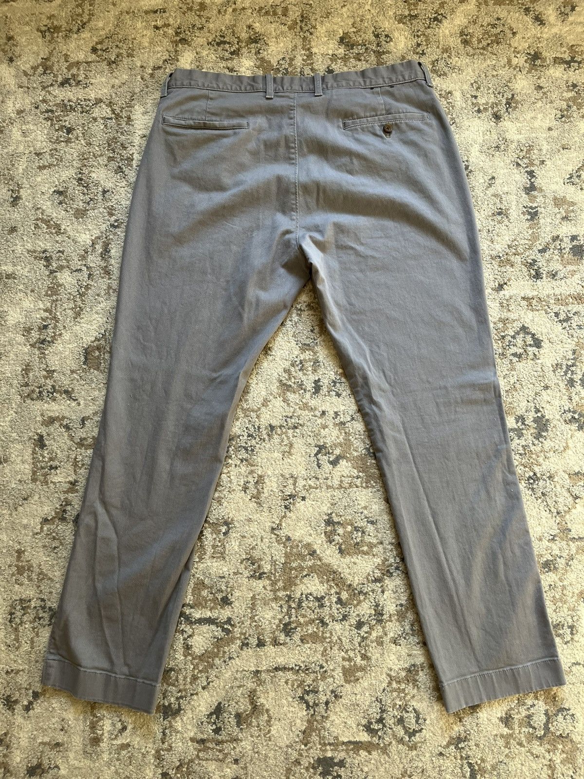 J.Crew J.Crew Men's Flex Athletic Slim Gray Chinos 34x30 Size US 34 / EU 50 - 4 Thumbnail