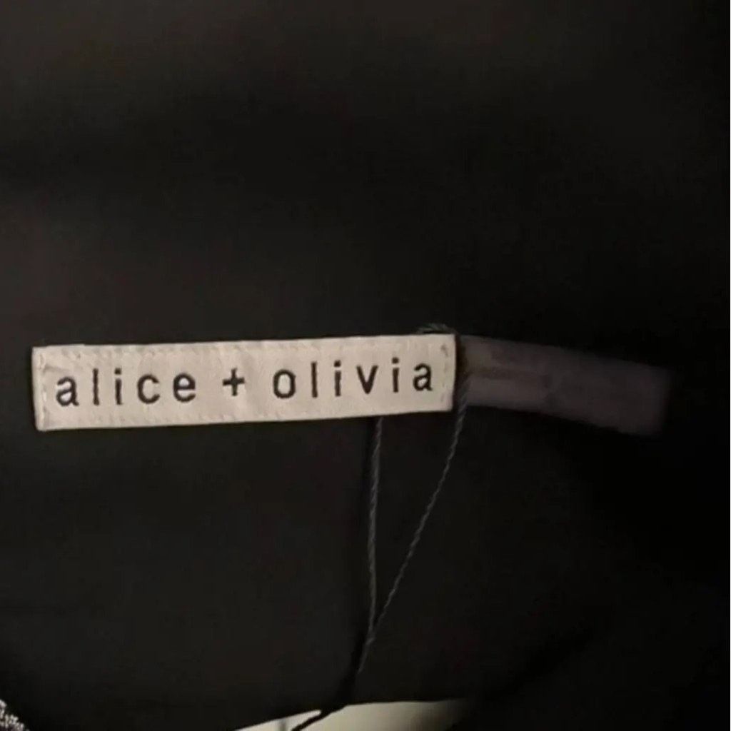 Alice + Olivia ALICE + OLIVIA Black Lace Pattern Mini Dress, US0 SRP: $500 Size XS / US 0-2 / IT 36-38 - 3 Thumbnail
