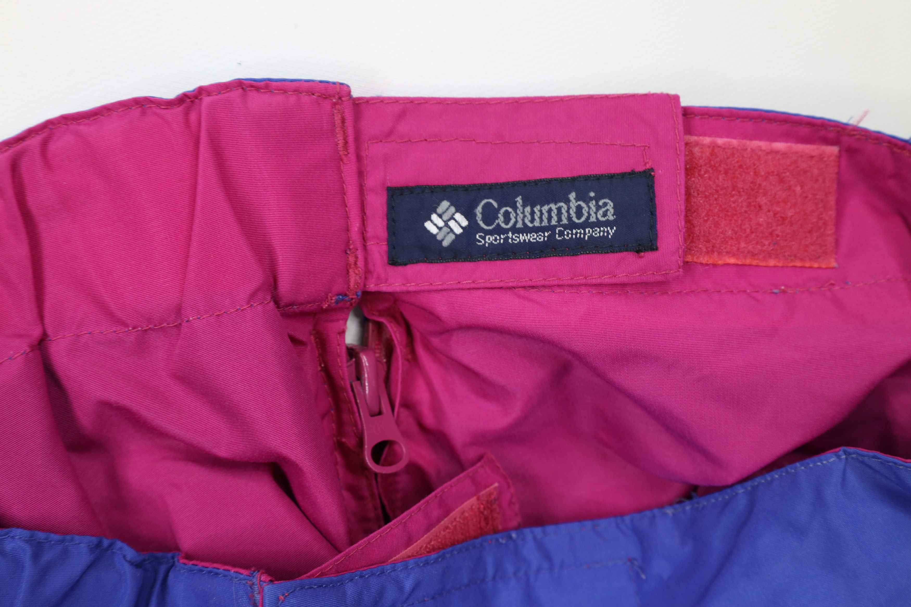 Columbia × Vintage Vintage 80s 90s Columbia Reversible Snow Pants Purple Pink Size 26" / US 2 / IT 38 - 9 Thumbnail