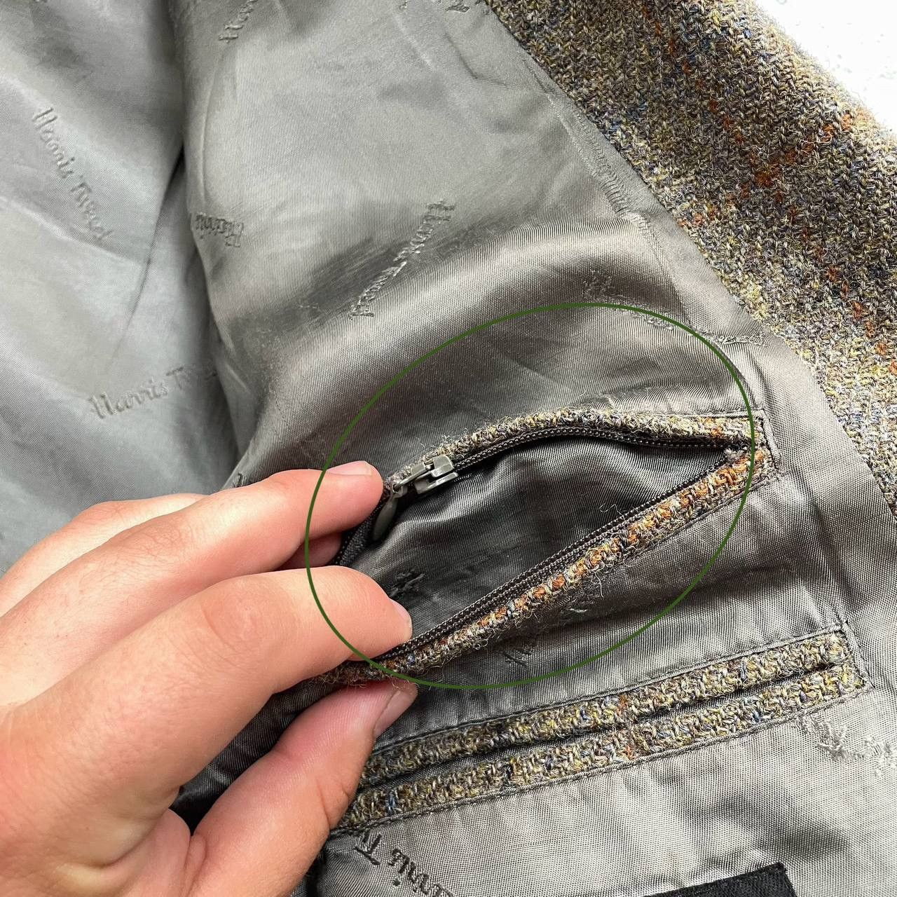 Harris Tweed Vintage Harris Tweed Walbusch Wool Blazer Gray Size 26 Size 48R - 14 Thumbnail