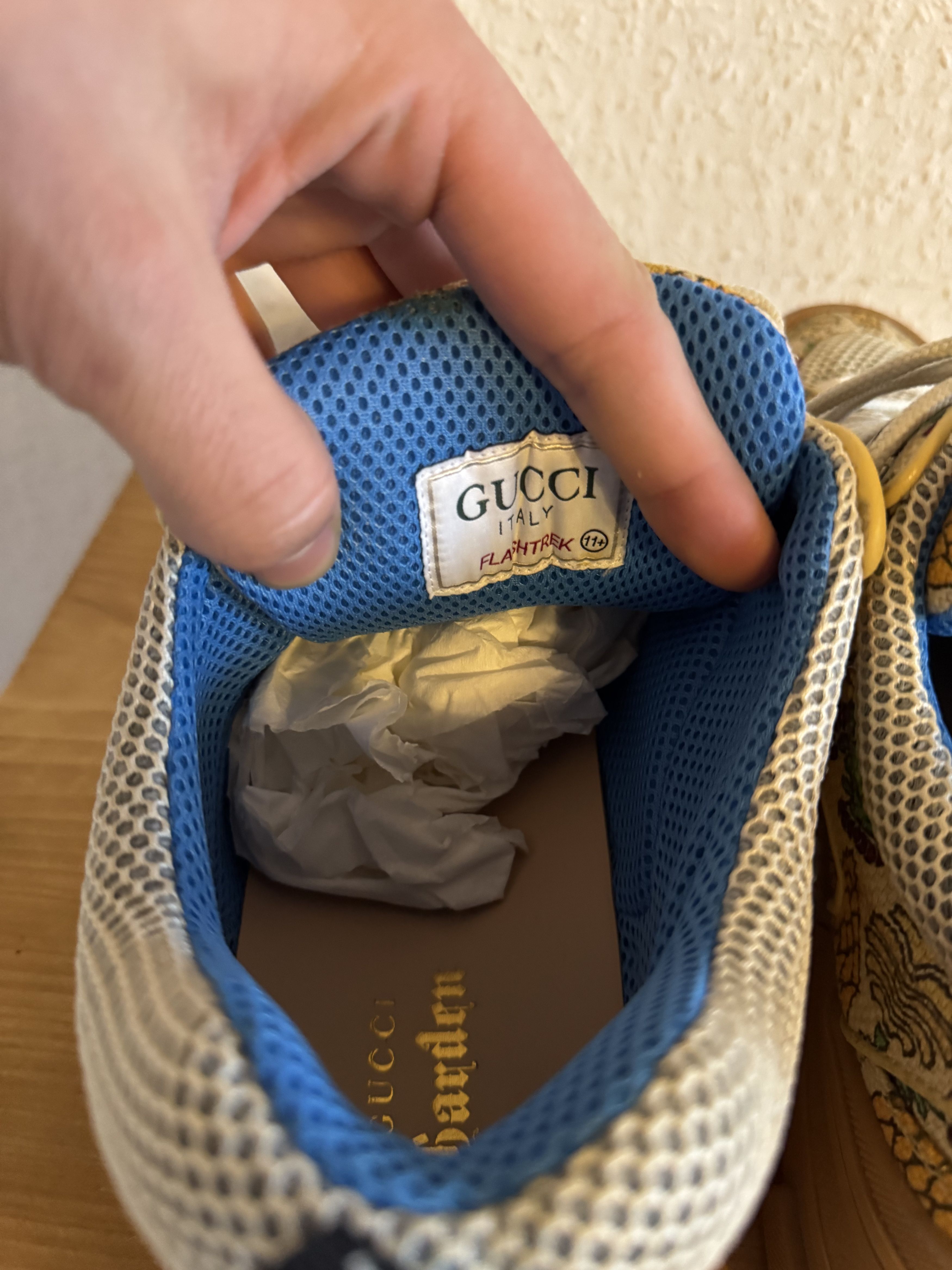 Gucci Garden Flashtrek Sneakers Size US 11.5 / EU 44-45 - 10 Thumbnail