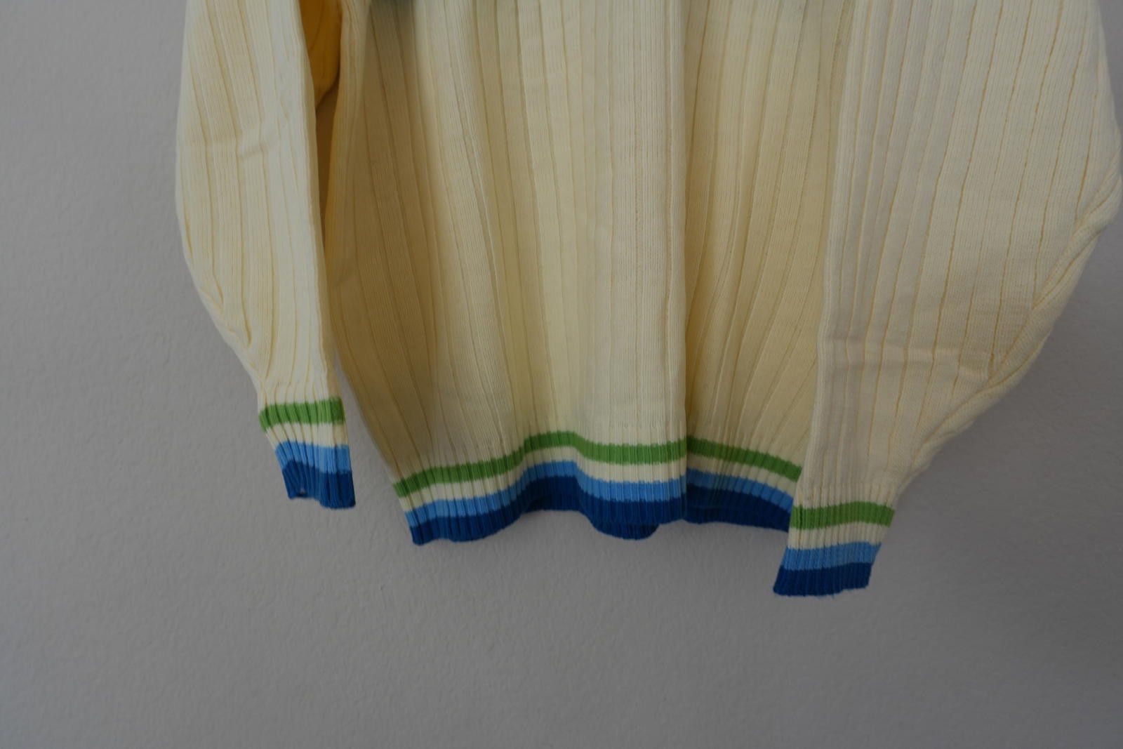 Bare Fox Bare Fox Sweater Women's XL Cream Knit Striped NWT Size XL / US 12-14 / IT 48-50 - 3 Thumbnail