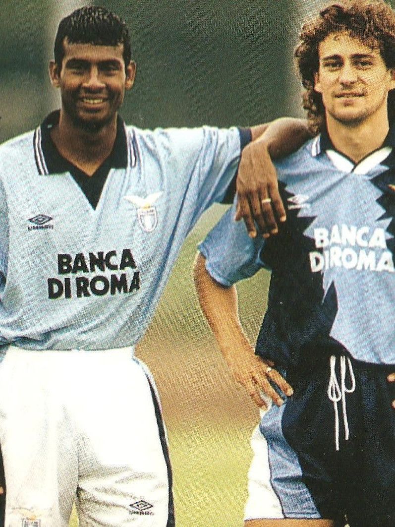 Umbro × Vintage Vintage 1995 Lazio Banca Di Roma Home Kit Umbro