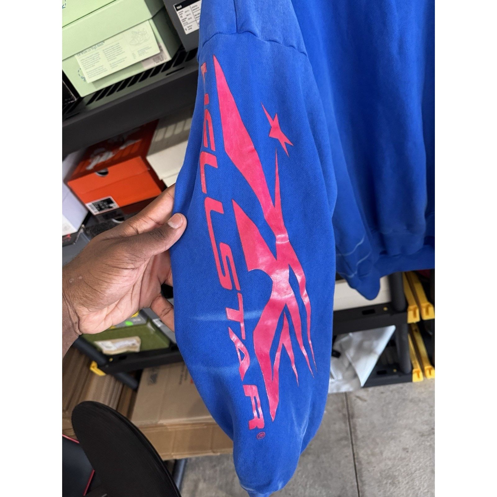 HELLSTAR Hellstar Sport Crewneck Sweatshirt Blue Size Extra Large XL Size US XL / EU 56 / 4 - 6 Thumbnail