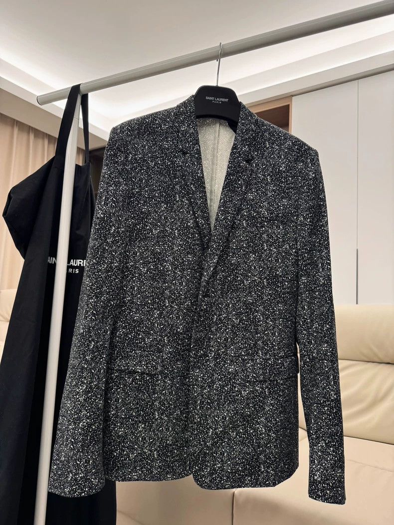 Dior Dior Snowflake splash ink suit jacket Size US M / EU 48-50 / 2 - 1 Thumbnail